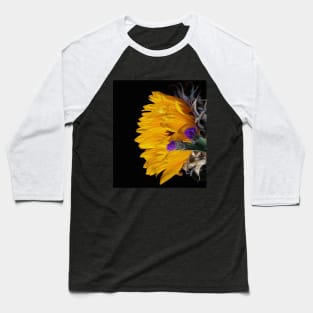 Golden Sunflower Baseball T-Shirt